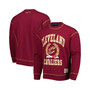 Men's Wine Cleveland Cavaliers Peter French Terry Pullover Sweatshirt