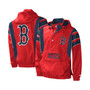 Men's Red Boston Red Sox Impact Hoodie Half-Zip Jacket