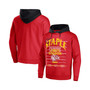 Men's NFL X Staple Red Kansas City Chiefs Oversized Gridiron Vintage-Like Wash Pullover Hoodie