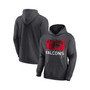 Men's Charcoal Atlanta Falcons Breakneck Blitz Pullover Hoodie