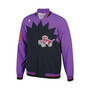 Men's Purple Toronto Raptors Hardwood Classics Authentic Warm-Up Full-Snap Jacket