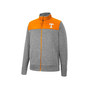 Men's Charcoal, Tennessee Orange Tennessee Volunteers Putter Herringbone Full-Zip Jacket