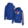 Men's Royal Buffalo Bills Three Stripe Pullover Hoodie