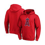Men's Big and Tall Red Los Angeles Angels Official Logo Pullover Hoodie