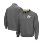 Men's Charcoal Georgia Tech Yellow Jackets Tortugas Logo Quarter-Zip Pullover Jacket