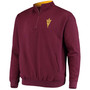 Men's Maroon Arizona State Sun Devils Tortugas Logo Quarter-Zip Jacket