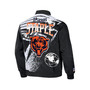 Men's NFL X Staple Black Chicago Bears Embroidered Reversable Nylon Jacket