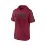 Men's Branded Red Atlanta United FC Definitive Victory Short-Sleeved Pullover Hoodie