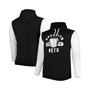 Men's Branded Black, White Brooklyn Nets Big and Tall Bold Attack Pullover Hoodie