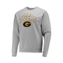 Men's Heathered Gray Grambling Tigers Classic Arch Pullover Sweatshirt