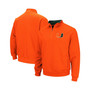 Men's Orange Miami Hurricanes Tortugas Logo Quarter-Zip Jacket