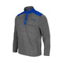 Men's Heathered Charcoal, Royal Pitt Panthers Huff Snap Pullover