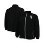 Men's Black Chicago White Sox Polar Big and Tall Full-Zip Jacket
