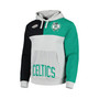 Men's Heather Gray Boston Celtics Tie-Breaker Pullover Hoodie