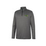 Men's Charcoal NDSU Bison Logo Quarter-Zip Windshirt