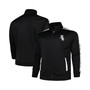Men's Black Chicago White Sox Big and Tall Tricot Track Full-Zip Jacket