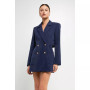 Women's Blazer Cutout Romper