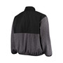 Men's Black, Charcoal Texas Longhorns Big and Tall Puff Full-Zip Jacket