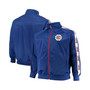 Men's Royal LA Clippers Big and Tall Sleeve Taping Full-Zip Track Jacket