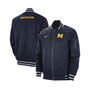 Men's Navy Michigan Wolverines Full-Zip Bomber Jacket
