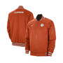 Men's Orange Clemson Tigers Full-Zip Bomber Jacket