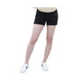 Rolled Black Maternity Denim Short with Belly Band