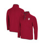 Men's Crimson Indiana Hoosiers Rebound Snap Pullover Jacket