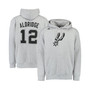 Men's LaMarcus Aldridge Gray San Antonio Spurs Name and Number Pullover Hoodie