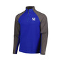 Men's Royal, Charcoal Kentucky Wildcats Two Yutes Raglan Quarter-Zip Windshirt