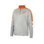 Men's Gray, Texas Orange Texas Longhorns Bushwood Fleece Quarter-Zip Jacket