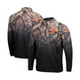 Men's Black Syracuse Orange Mossy Oak Fleet II Quarter-Zip Jacket