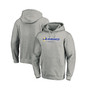 Men's Branded Heathered Gray Los Angeles Rams Big and Tall Team Lockup Pullover Hoodie