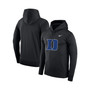 Men's Black Duke Blue Devils Performance Pullover Hoodie