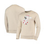 Men's Threads Oatmeal Cincinnati Reds Fleece Pullover Sweatshirt