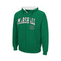 Men's Kelly Green Marshall Thundering Herd Arch Logo 3.0 Full-Zip Hoodie