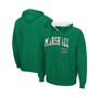 Men's Kelly Green Marshall Thundering Herd Arch Logo 3.0 Full-Zip Hoodie