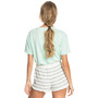 Juniors' Perfect Wave Fleece Stripe Pull-On Shorts