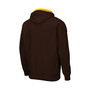 Men's Brown Wyoming Cowboys Arch & Logo 3.0 Full-Zip Hoodie