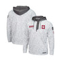 Men's Arctic Camo Indiana Hoosiers OHT Military-inspired Appreciation Quarter-zip Hoodie