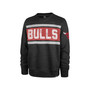 Men's Heather Black Chicago Bulls Tribeca Emerson Pullover Sweatshirt