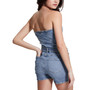 Women's  Eco Skylark Strapless Denim Romper