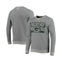 Men's Heathered Charcoal Green Bay Packers Team Marled Pullover Sweatshirt
