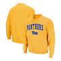 Men's Gold Pitt Panthers Arch Logo Sweatshirt