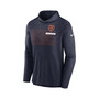 Men's Navy Chicago Bears Performance Team Pullover Hoodie