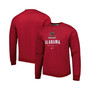 Men's Crimson Alabama Crimson Tide Vault Stack Club Fleece Pullover Sweatshirt