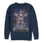 Men's National Lampoon Christmas Vacation Lampoon Poster Crew Fleece Pullover