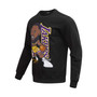 Men's LeBron James Black Los Angeles Lakers Avatar Pullover Sweatshirt