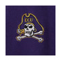 Men's Purple Ecu Pirates Tortugas Logo Quarter-Zip Jacket