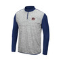 Men's Heathered Gray, Navy Auburn Tigers Prospect Quarter-Zip Jacket