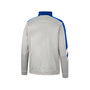 Men's Gray and Royal Air Force Falcons Bushwood Fleece Quarter-Zip Jacket